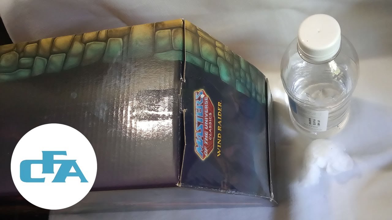 Limpiando cajas y blisters