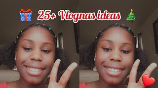 25+ VLOGMAS VIDEO IDEAS!!| Vlogmas Day 2