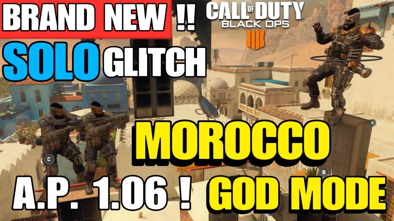 BO4 GLITCH *NEW* MOROCCO SOLO GLITCH WALLBREACH BIG GOD MODE ROOM SPOT PS4 XB1 PC