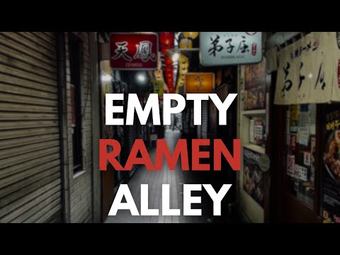 Empty Ramen Alley in Japan | Hokkaido, JP
