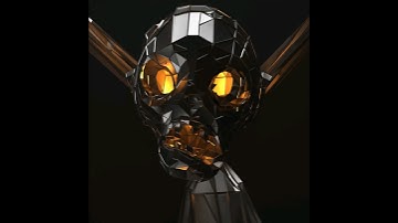 Eyefire - #eyes #fire #zombie #metal #3d #blender #animation