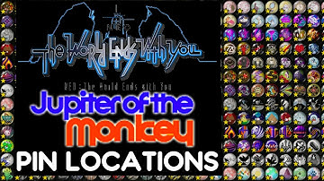 PIN LOCATIONS: JUPITER OF THE MONKEY - NEO: THE WORLD ENDS WITH YOU