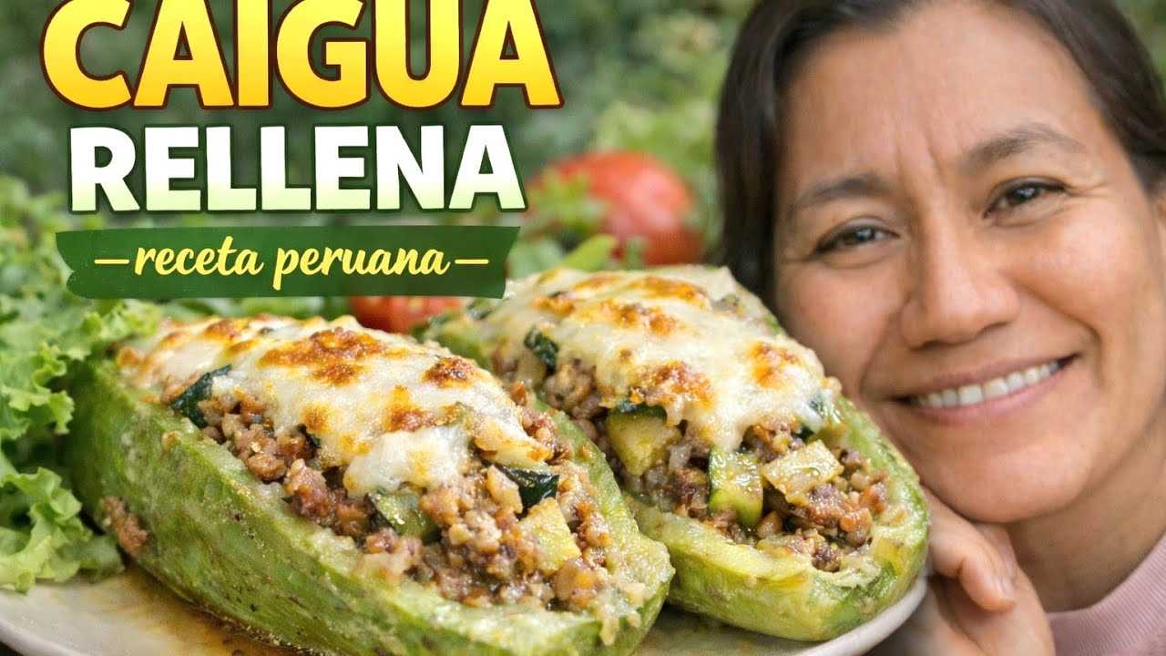 Receta de Caigua rellena paso a paso | Comida nutritiva y saludable 🥗🇵🇪