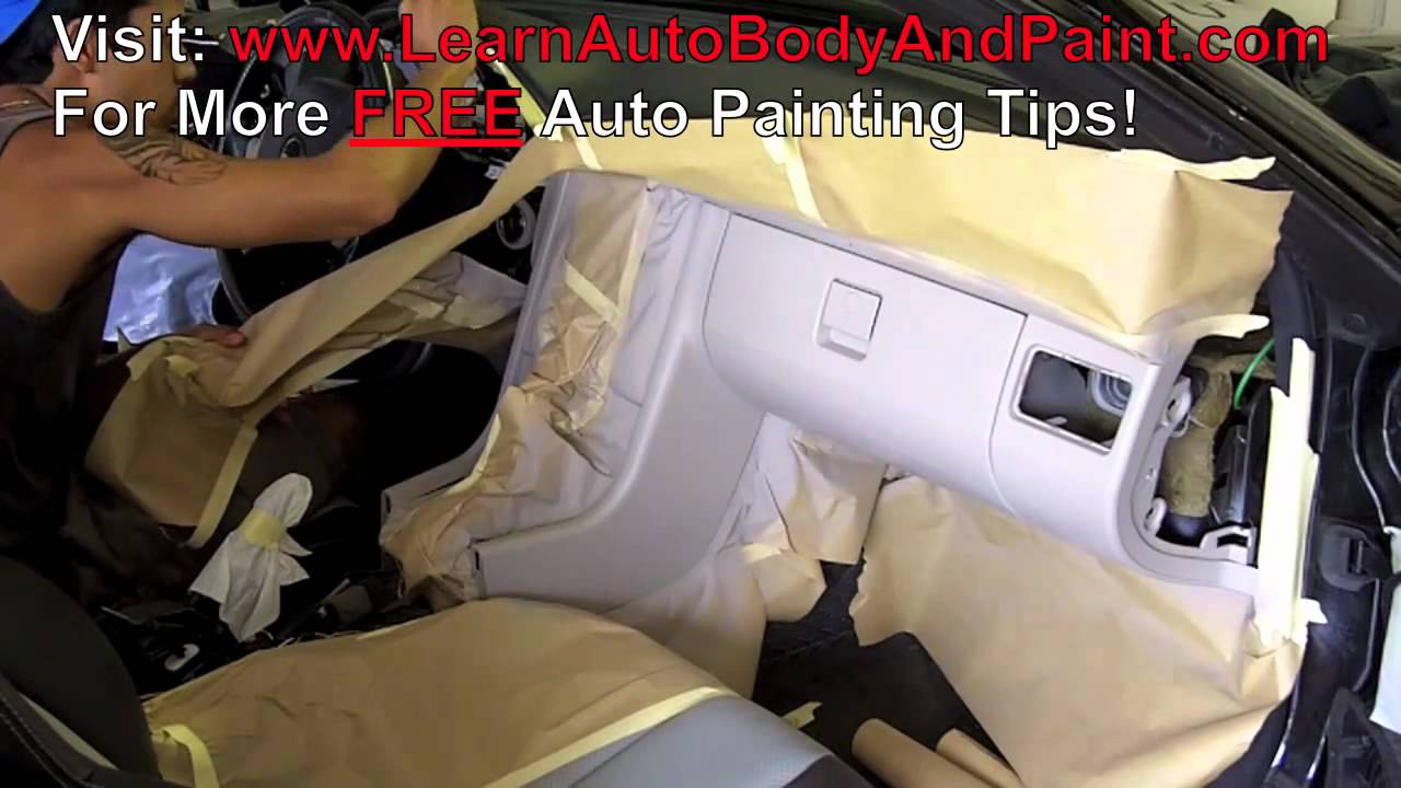 How To Paint Car Interior Car Interior Painting Video 2