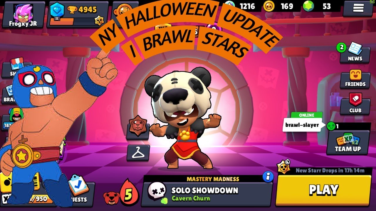 Jeg tjekker den nye halloween UPDATE i BRAWL STARS ud (dansk brawl stars)