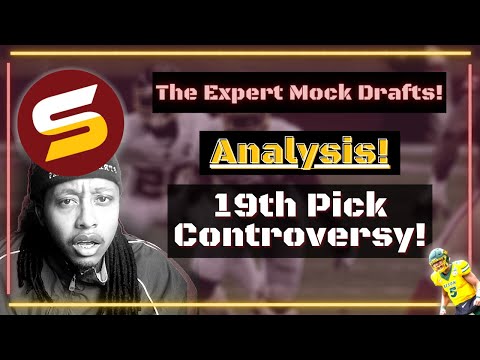 What Expert Mock Drafts Say About WFT&rsquo;s 19th Pick! Who They Feel We SHOULD & WILL Take! My REACTION!