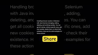 How to handle cookies in selenium | Selenium WebDriver | Selenium |