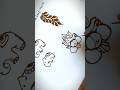 ganesh ji tutorial design। mehndi design। ganesh chaturthi। #mehndidesign #shortsfeed #mehndi