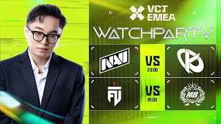 🔴NAVI vs. KC; FUT vs. M8 - VCT 2026: EMEA KICKOFFS | XEM U23 VN XONG COI EMEA NHA! #vctwatchparty