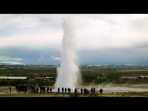 Geysir Hot Springs in Iceland