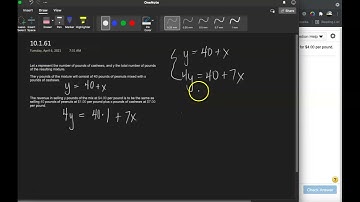 MAT 171 10.1.61 System of linear equations