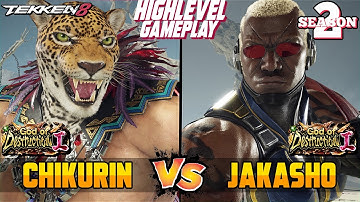 T8 – CHIKURIN (King) vs JAKASHO (Raven) – Tekken 8 High Level Gameplay