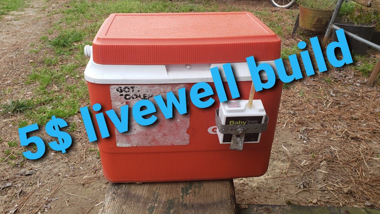 How to make a homemade livewell for 5$ 