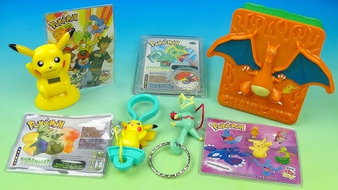 Kit 4 Brinquedos Pokemon Coleção Mcdonalds 2016 Ótimo Estado