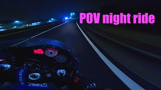 just riding #20 POV night ride (PURE SOUND)