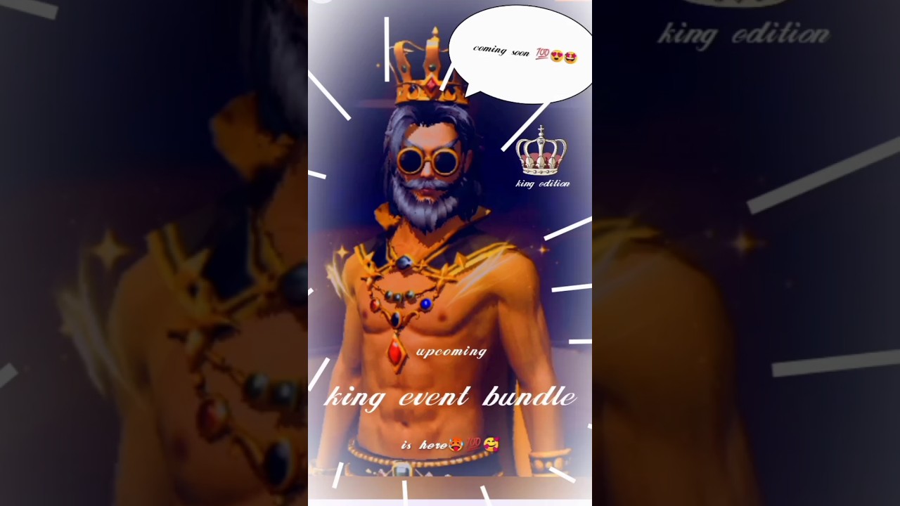 upcoming event FF NEW king bundle💯🤩🥵