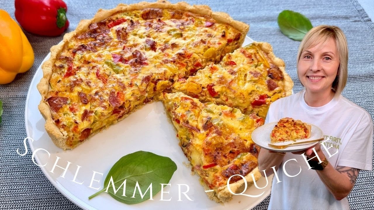 Ich bin wieder daaa 😊 mit einer SCHLEMMER - QUICHE 🤩 - Thermomix® Rezept