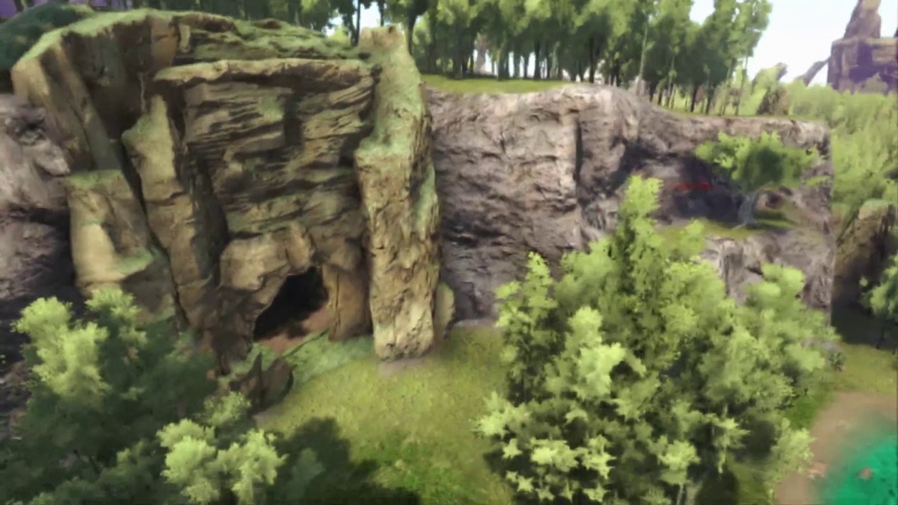 Ark Se The Center Jungle Cave Location Artifact Xbox One Ps4 Youtube