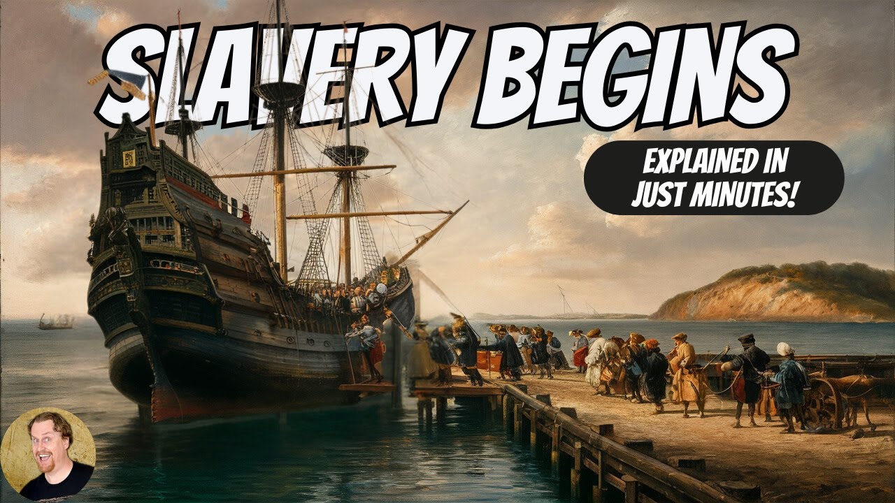 How Slavery Started in America ⛓️⚖️| Minute History (1619)