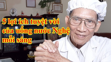 5 lợi ích tuyệt vời của Uống nước Nghệ mỗi sáng l BsDoNguyenThieu