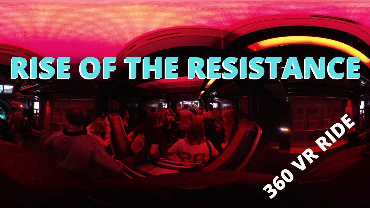 Disney Star Wars Rise of the Resistance 360 Full Immersive VR HD 5K