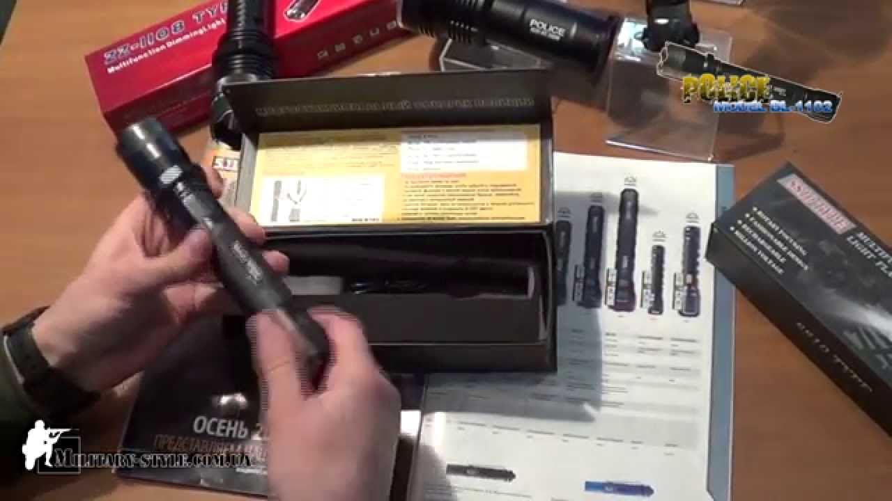 #Электрошокер- #фонарь 1102 Police - YouTube
