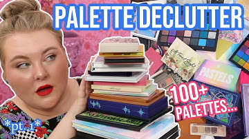 Eyeshadow Palettes Are SOO Hard To Declutter...  Decluttering My Palettes pt. 1 | Lauren Mae Beauty