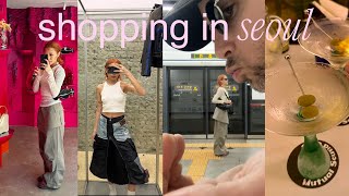 SHOPPING IN KOREA VLOG | andersson bell invites me to their store, fav Korean brands, cute vinyl bar