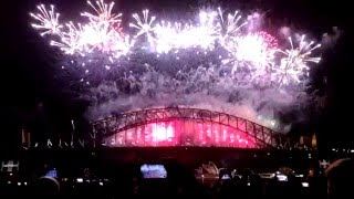 2016 Sydney Firework Midnight Countdown 4K