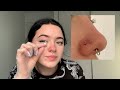 piercing my double nostril