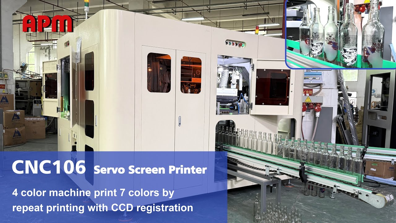 How Does the CNC106 4-Color Servo Screen Printer Print 7 Colors with CCD Registration?