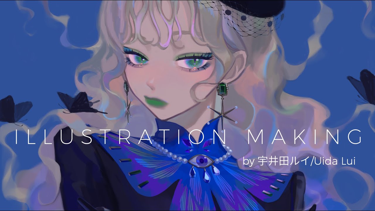 クリスタ イラストメイキング16 Veikk液タブvk10 Youtube