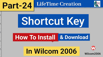 Wilcom Shortcutkey | Wilcom Embroidery Design Software 2006 | Shortcut Key | Lifetime Creation |
