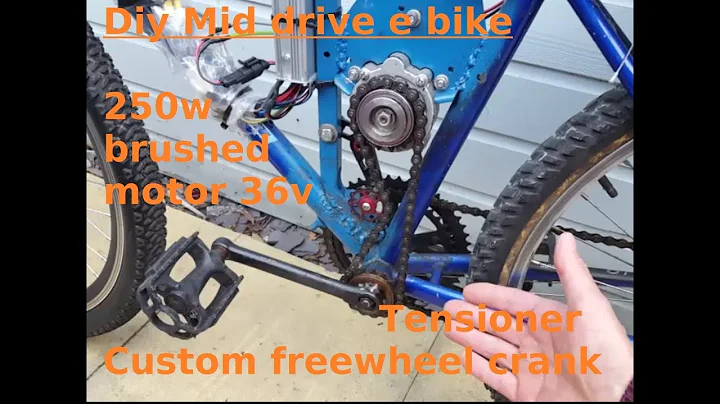 cheap DIY mId drive ebike conversion