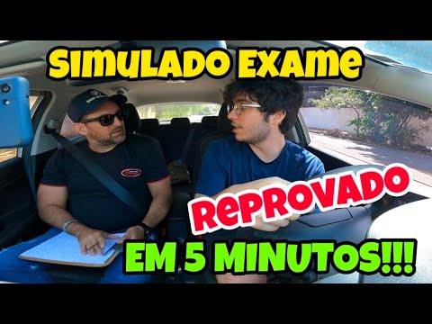 REPROVADO NO SIMULADO CNHBRASIL EM MENOS DE 5 MINUTOS, VEJA FALTAS!!! #PROVADETRAN #CNHBRASIL 