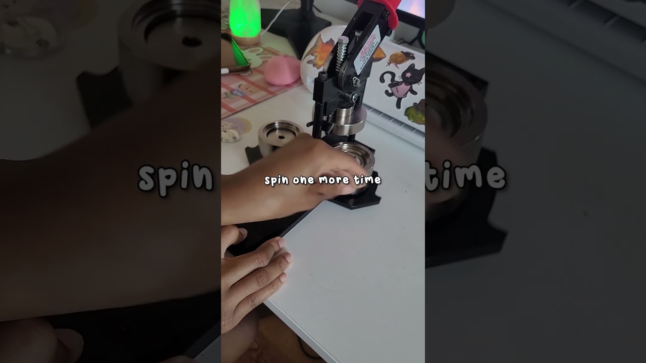 making pins for my small biz ♥ 