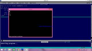 A qbasic program to print even numbers within 1 to 10