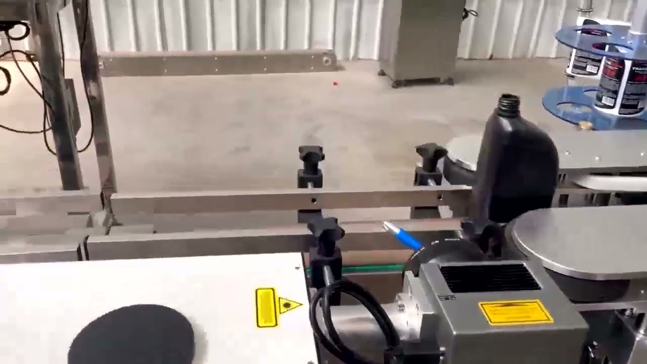 UV laser marking on black HDPE bottles