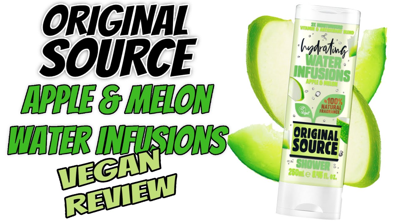 Original Source "Water Infusions" Apple and Melon [VEGAN REVIEW]