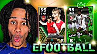 EFOOTBALL W/ 95 Wilshere & 95 Rafael Leão !