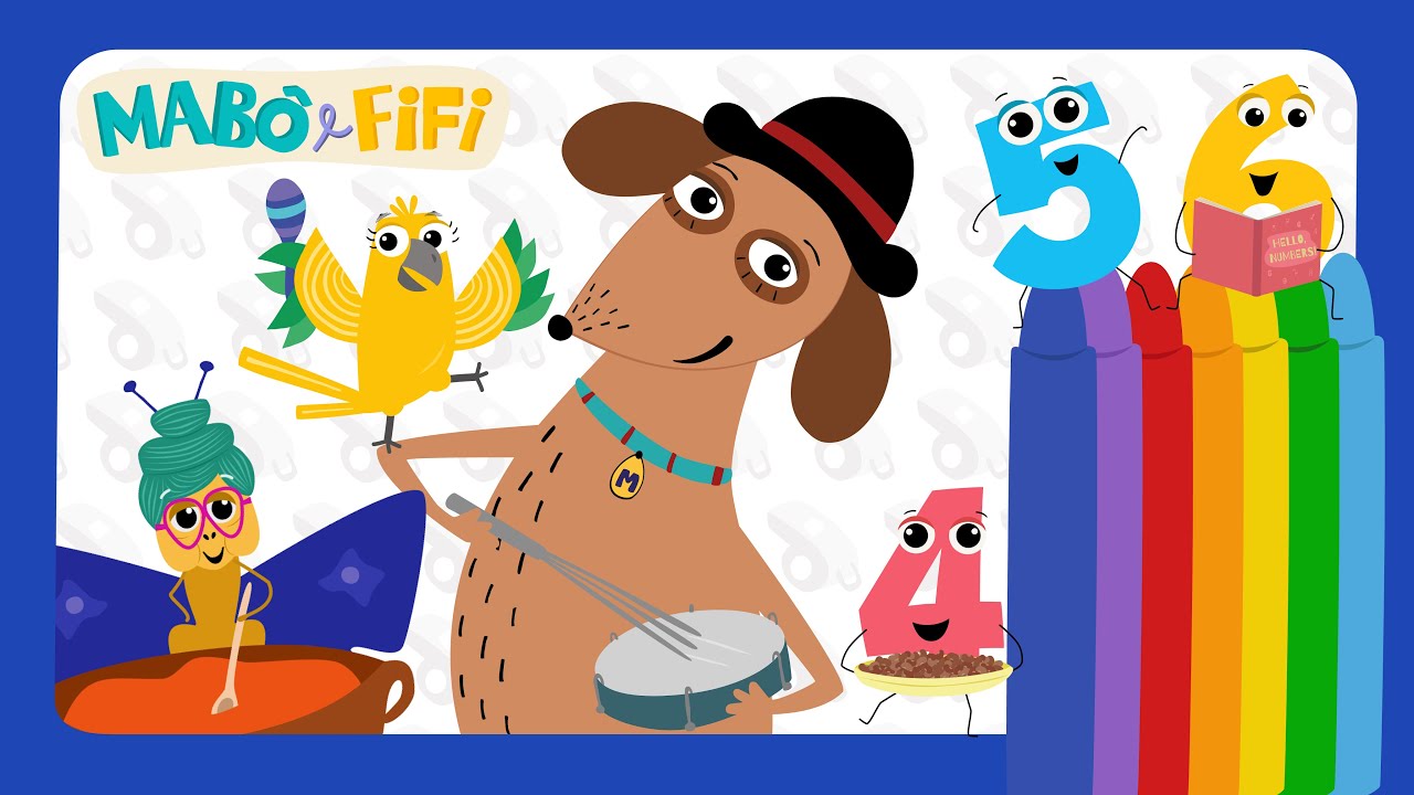 Aprendendo as cores|ANIL| SAMBINHA DAS CORES + DA ABÓBORA FAZ MELÃO e outras canções com Mabô e Fifi