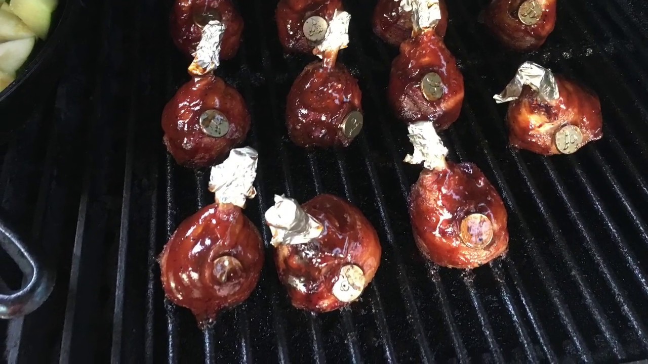 Bacon Wrapped Lollipop Chicken on the Yoder YS640 Pellet Cooker YouTube