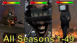 Skibidi Toilet All Season 1-49 WITH Healthbars Edition Full Episodes 1-49