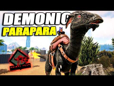 DOMEI O FAMOSO DEMONIC PARASSAURO!! INSANO!! - ARK PRIMAL FEAR #44