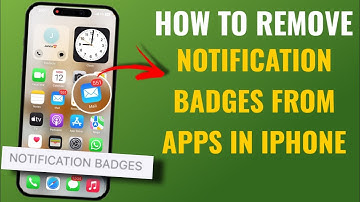 How To Remove Notification Badges From Any Apps In Apple Iphone | English