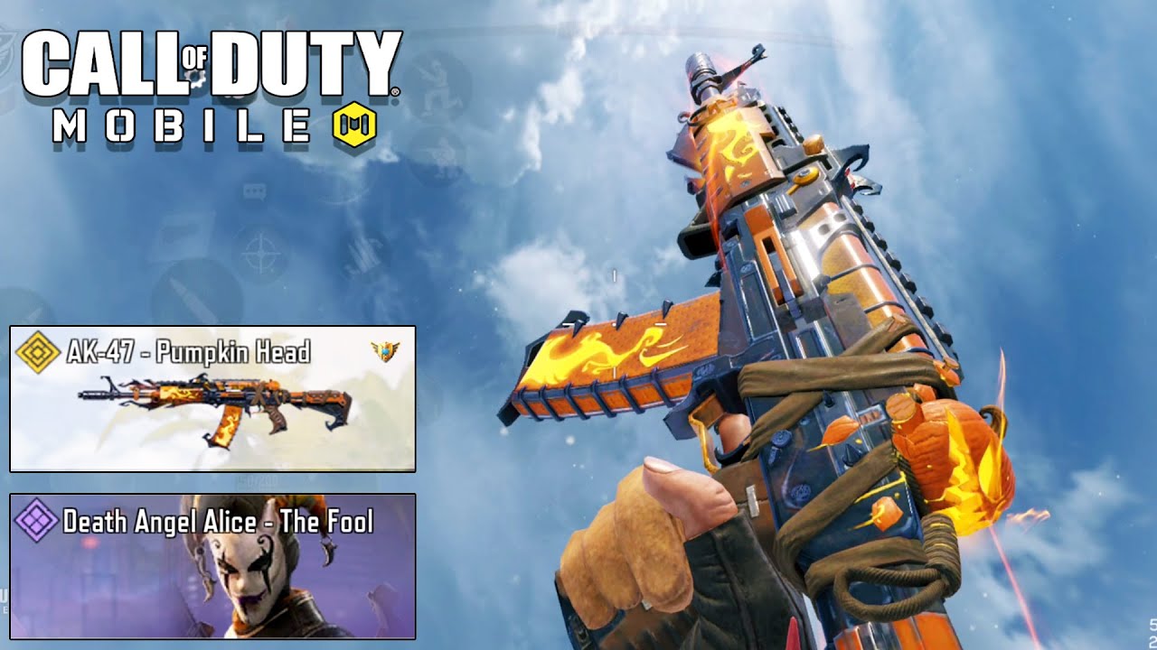 LEGENDARY AK-47 PUMPKIN HEAD GAMEPLAY CALL OF DUTY MOBILE