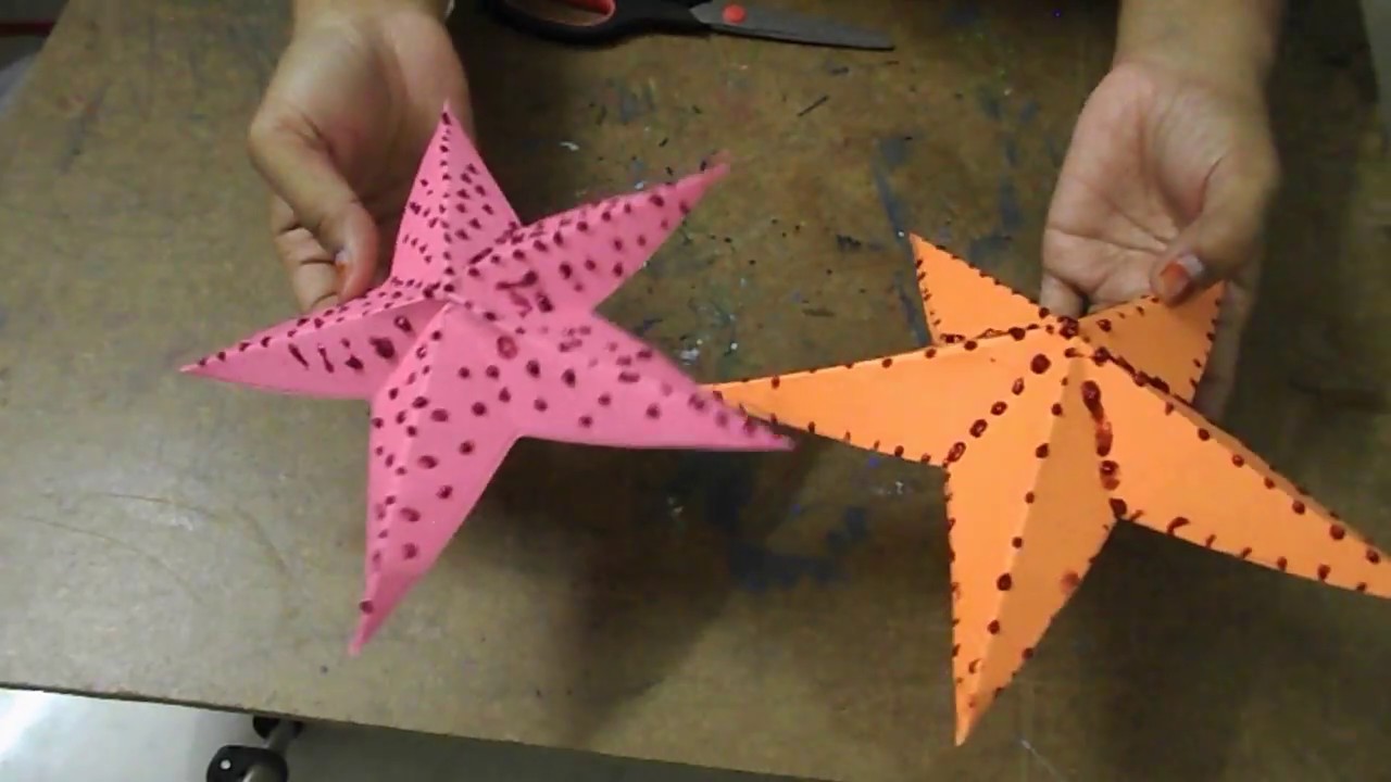3D PAPER STAR FISH 