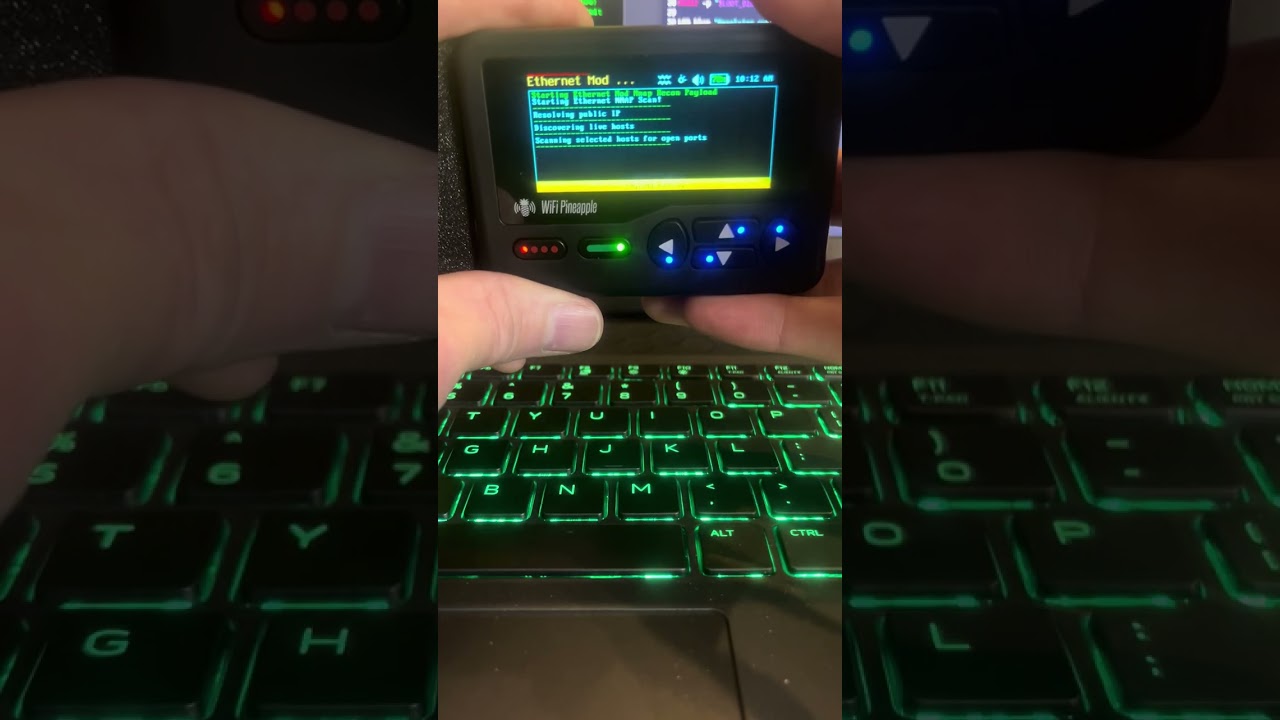 Hak5 Wifi Pineapple Pager - Ethernet Mod Recon Payload by Hackazillarex