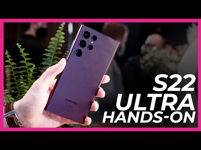 Samsung Galaxy S22 Ultra Hands-on Review - YouTube