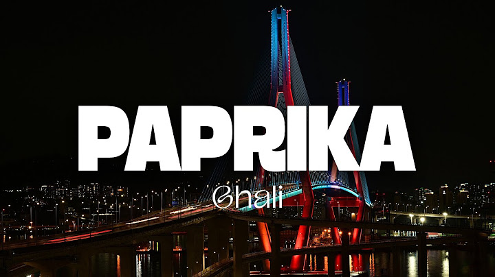 Ghali - Paprika (Sanmero 2024) | Testo/Lyric